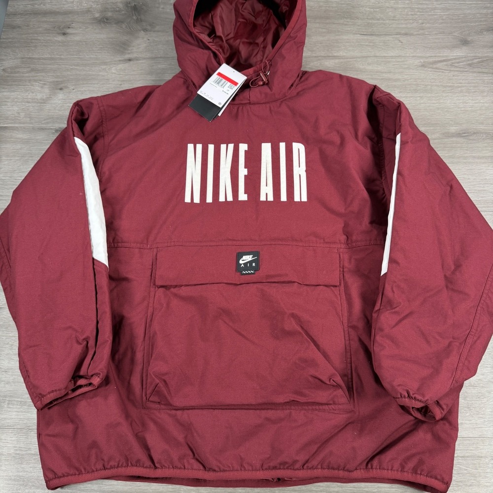 Nike Air Loose Fit Insulated Jacket IB2769-619 Dark Team Red Mens Large $145